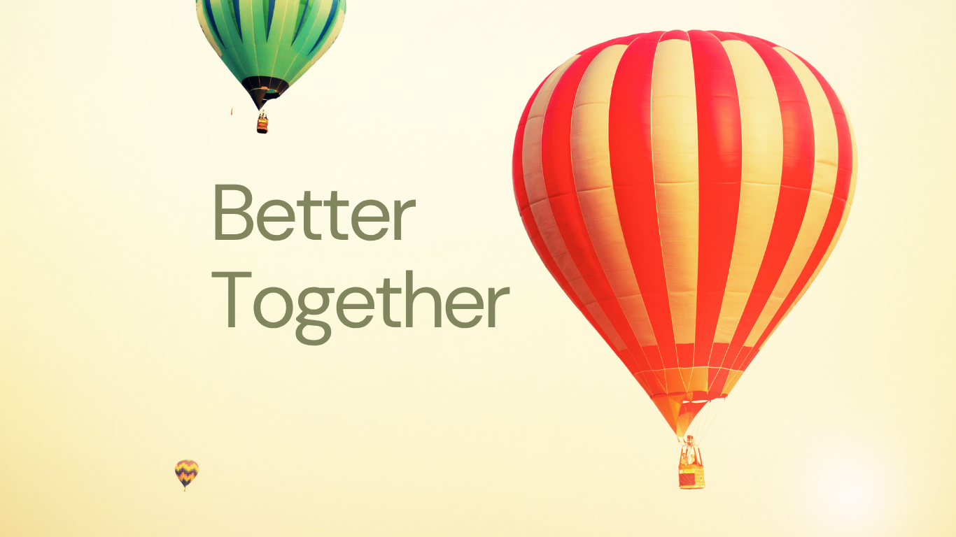 Better Together — hot air balloons rising over the Orana